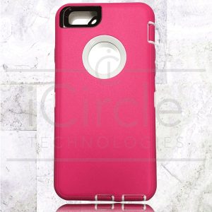 Picture of Defender Style Hybrid Case (Pink/White) - iPad 2 / 3 / 4