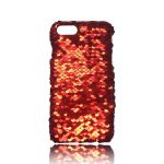 Sequin Flip Case - Red - iPhone 8 Plus / 7 Plus / 6S Plus / 6 Plus