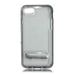 iPhone 7/8 Transparent Bumper Case w/ Kickstand BLACK
