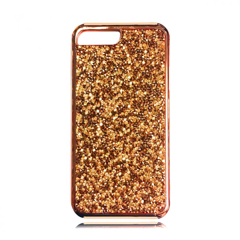 Dual Layer Glitter and Rubber Case ROSE GOLD - iPhone 8 Plus / 7 Plus / 6S Plus / 6 Plus 1