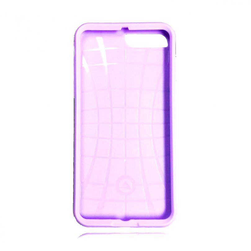 Dual Layer Glitter and Rubber Case PURPLE - iPhone X / XS 2