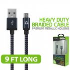 Picture of Cellet 9 Ft Micro USB Charging + Data Cable (Black)