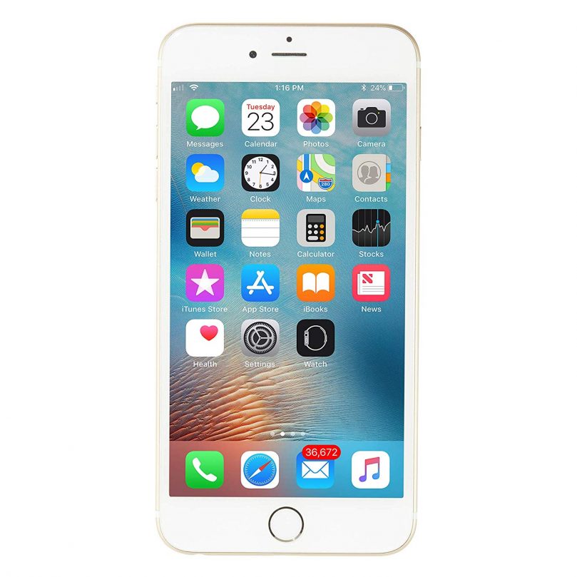 iPhone 6 Plus - 128GB Fully Unlocked - Gold (Renewed) 1