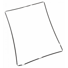 Picture of Plastic Frame (Black) - iPad 2 / 3 / 4