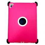 iPad Pro 9.7 / iPad Air 2 Heavy Duty Case With Stand PINK/WHITE