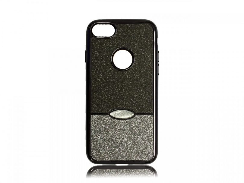 3 Color Bling Case - Black/Black/Silver - iPhone 8 / iPhone 7 1