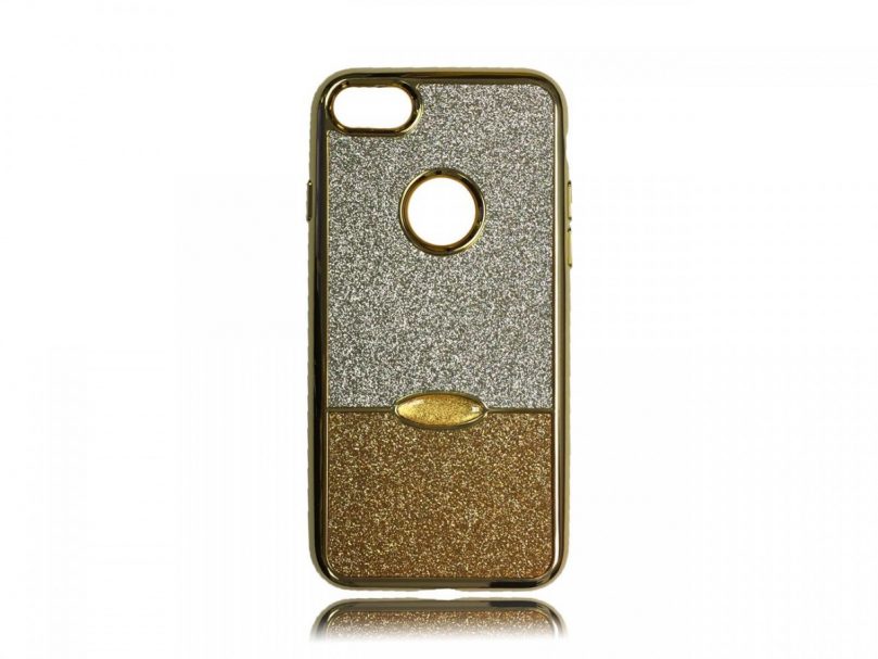 3 Color Bling Case - Gold/Silver/Gold - iPhone 8 / iPhone 7 1