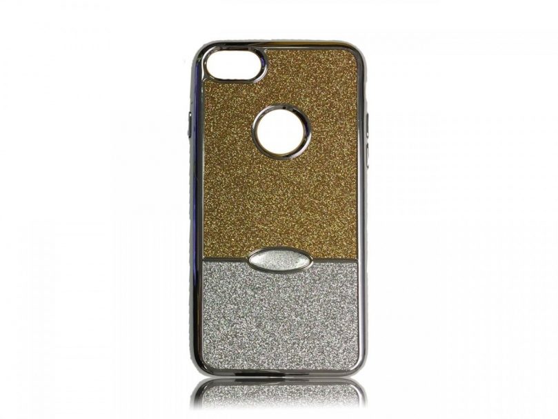 3 Color Bling Case - Silver/Gold/Silver - iPhone 8 / iPhone 7 1