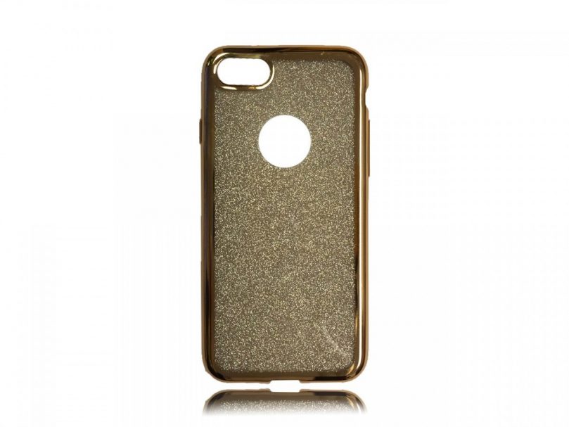 Plating Edge Glitter Case - Gold - iPhone 8 / iPhone 7 1