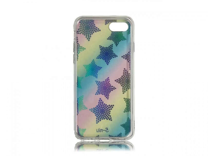 TPU Design Case Stars - Multi Color - iPhone 8 / iPhone 7 2