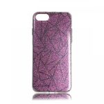TPU Design Case Triangles - Purple - iPhone 8 / iPhone 7