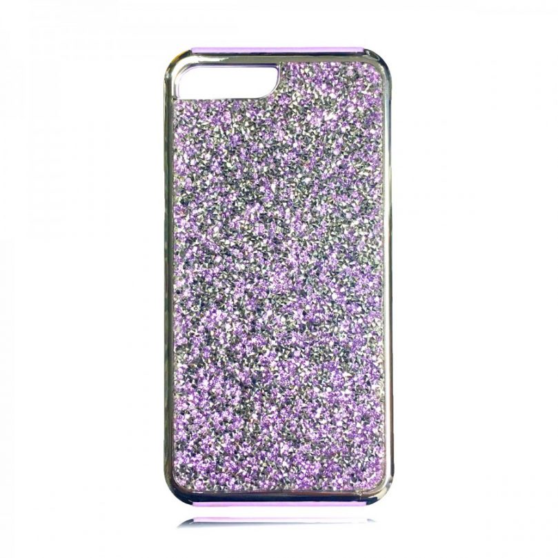 Dual Layer Glitter and Rubber Case PURPLE - iPhone 8 Plus / 7 Plus / 6S Plus / 6 Plus 1