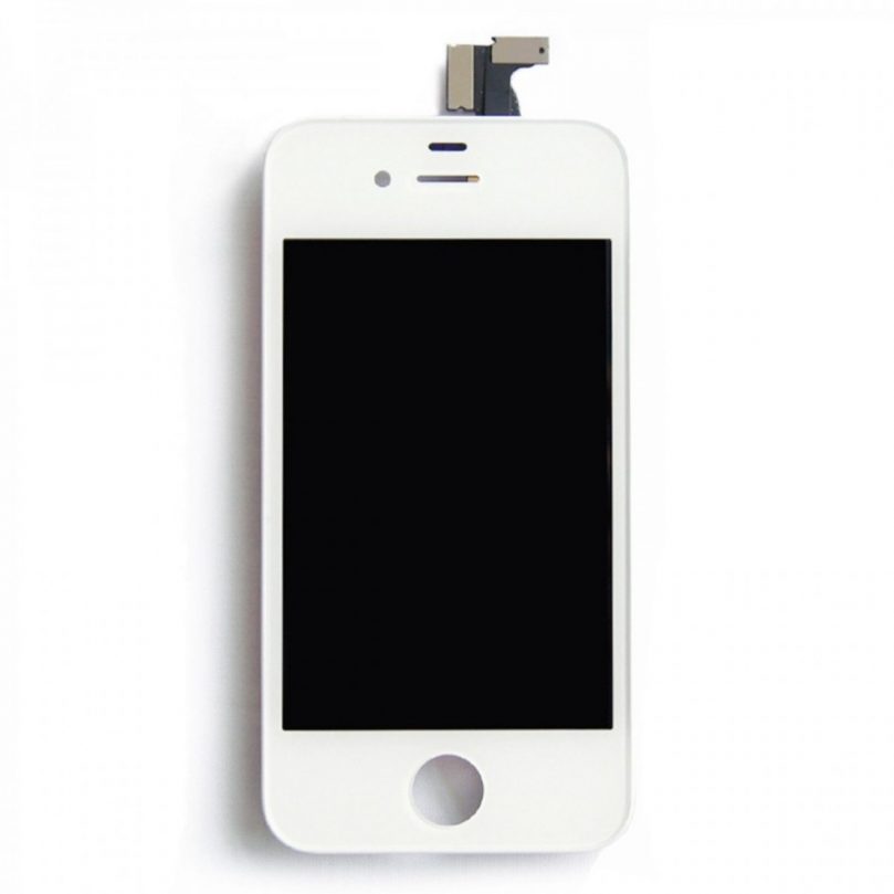 LCD Display Screen Touch Screen Digitizer Frame Assembly Parts White for iPhone 4S 2