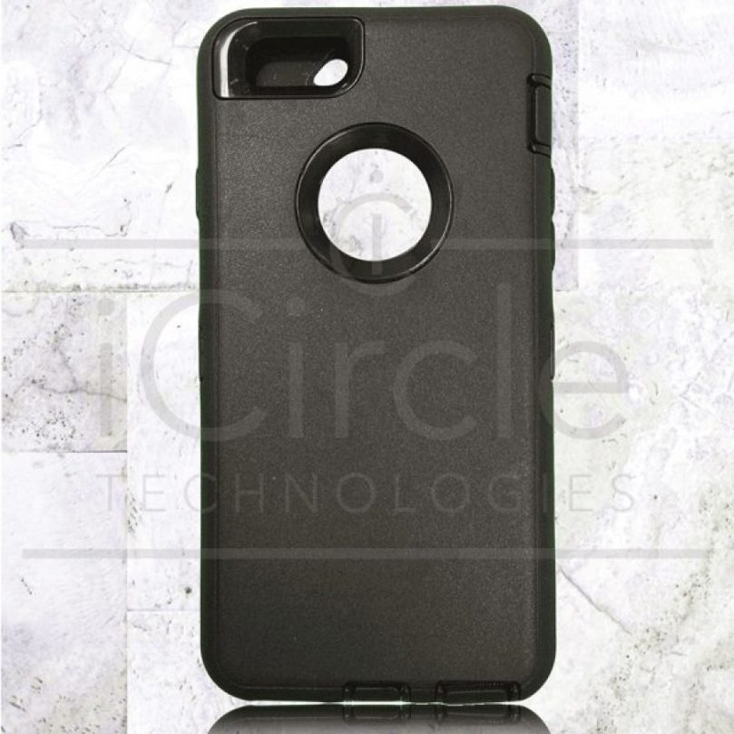 Picture of Defender Hybrid Case w/Clip (Black/Black) - iPhone 7
