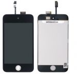 Digitizer Touch Screen + LCD Screen Display Black for iPod Touch 4