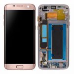 LCD Touch Screen Digitizer Frame Gold For Samsung Galaxy S7 Edge G935T G935V G935P G935A