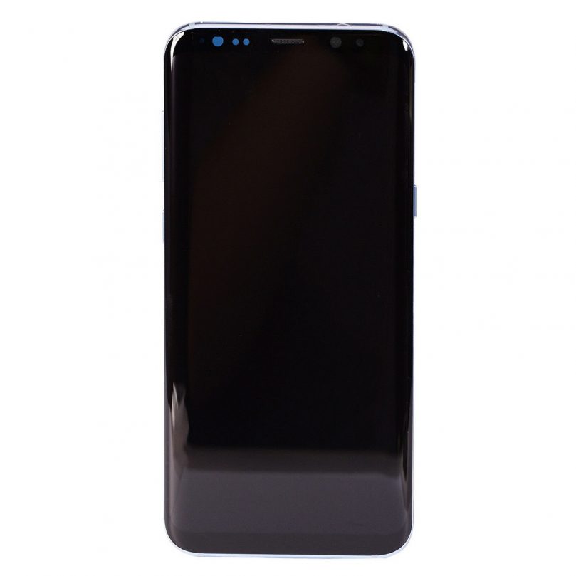 AMOLED Display Touch Screen Digitizer Frame Blue For Samsung Galaxy S8 2