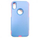 iPhone X/Xs Hybrid Case BLUE/HOT PINK