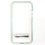 iPhone X/Xs Transparent Bumper Case w/ Kickstand GREEN