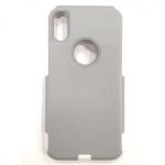 iPhone X/Xs Hybrid Case GRAY/WHITE