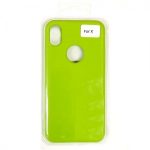 iPhone X/Xs Liquid Silicone Gel Rubber Shockproof Case LIGHT GREEN