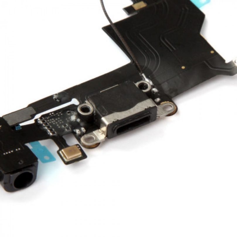 USB Charging Charger Port Dock Headphone Audio Jack Mic Flex Cable Black for iPhone 5S - Image 3