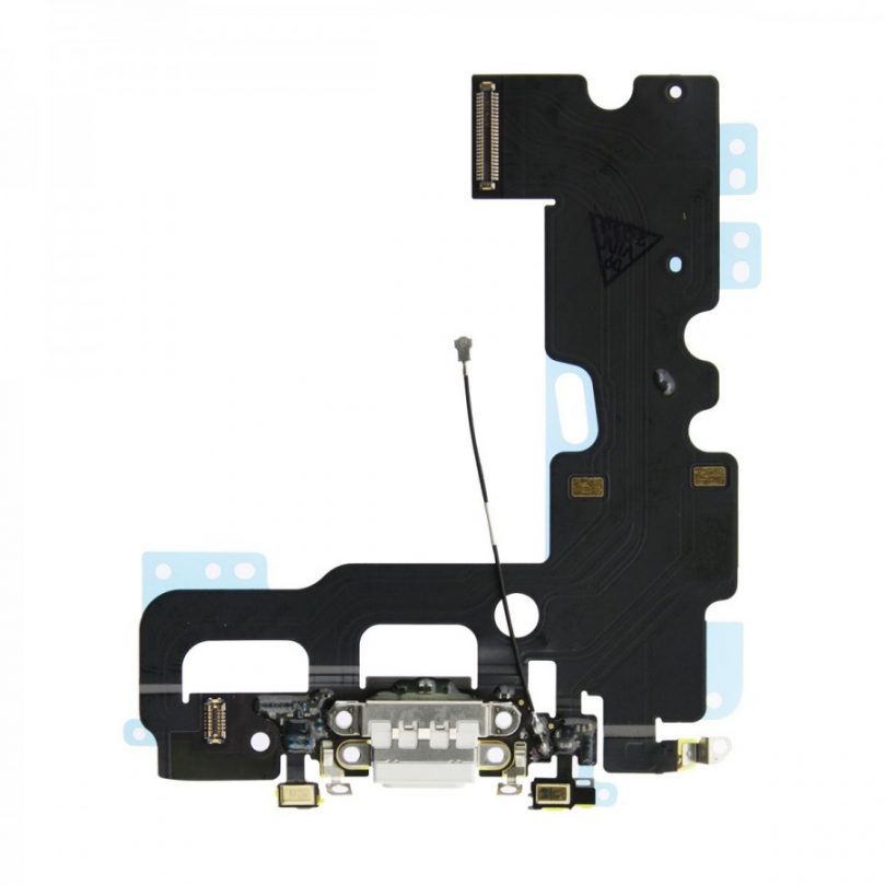iPhone 7 Charging Charger Port Flex Cable Mic Antenna Replacement Part White 1