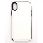 iPhone X/Xs PU Leather Wallet Card Holding Case WHITE