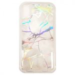 iPhone X/XS Marble Stone Pattern Case WHITE