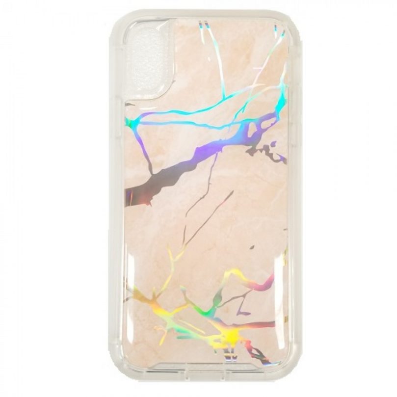 iPhone X/XS Marble Stone Pattern Case PINK