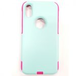 iPhone X/Xs Hybrid Case LIGHT BLUE/HOT PINK