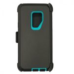 Samsung S9 Heavy Duty Case w/ Clip BLACK/TEAL