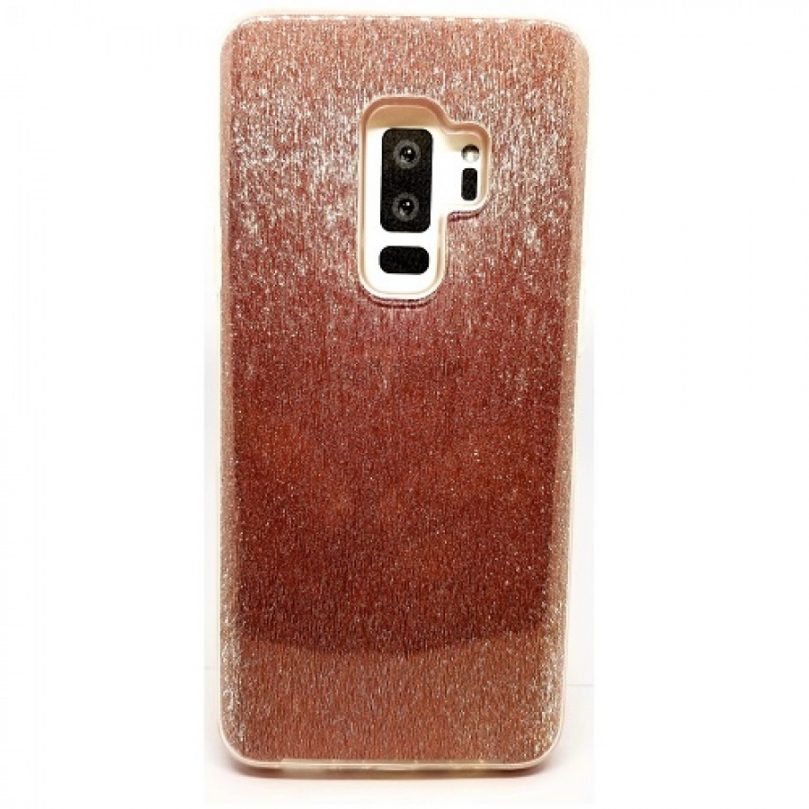 Samsung S9 Daisy Hard TPU Glitter PU Case ROSE GOLD 1