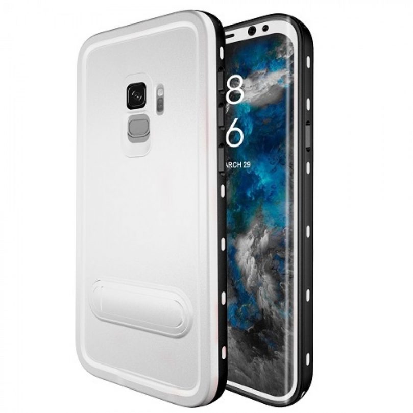 Samsung S9 Durable Case Cover WHITE 1