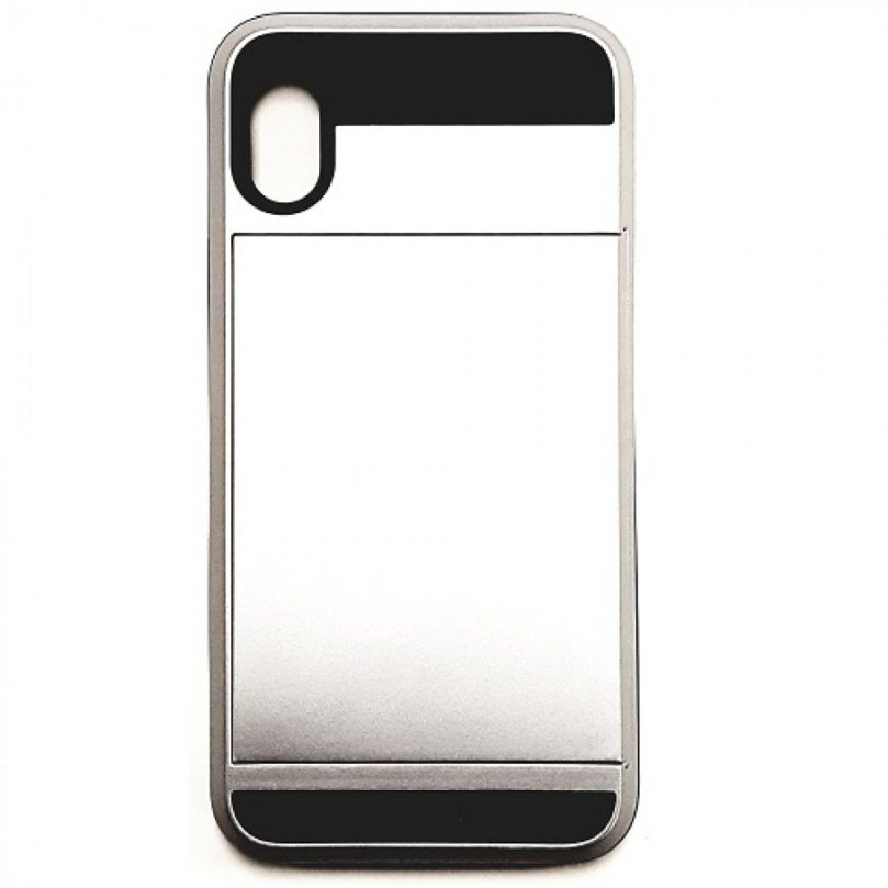 iPhone X/Xs Card Holding Case SILVER 1
