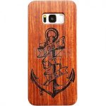 Anchor Design Wood Case For Samsung S9