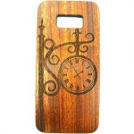 Street Clock Design Wood Case For Samsung S9