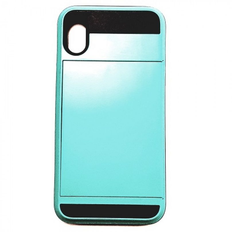 iPhone X/Xs Card Holding Case TEAL 1