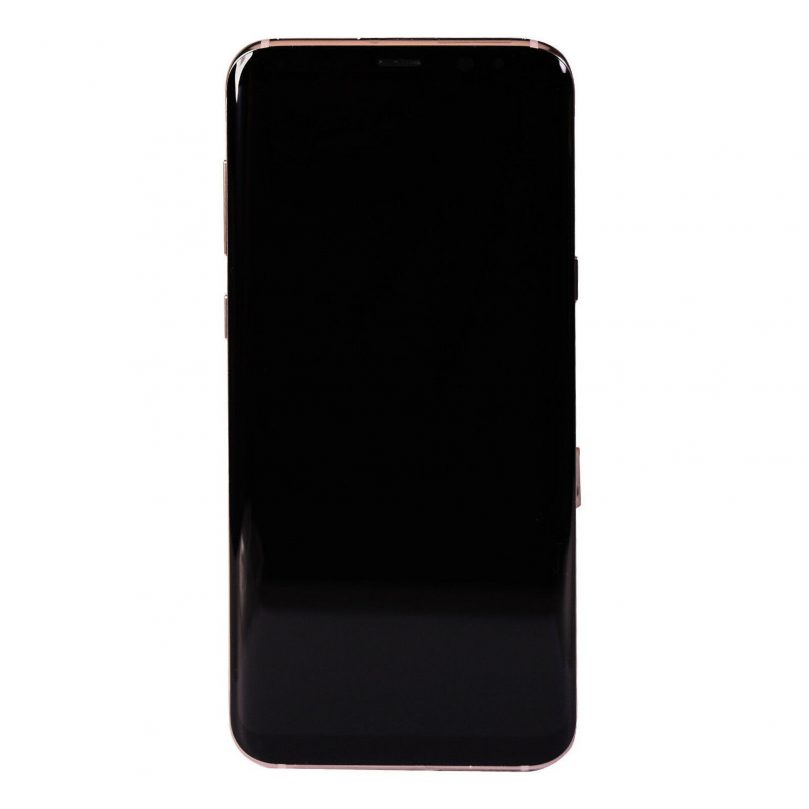 LCD Screen Touch Screen Digitizer Frame Gold For Samsung Galaxy S8 Plus 2