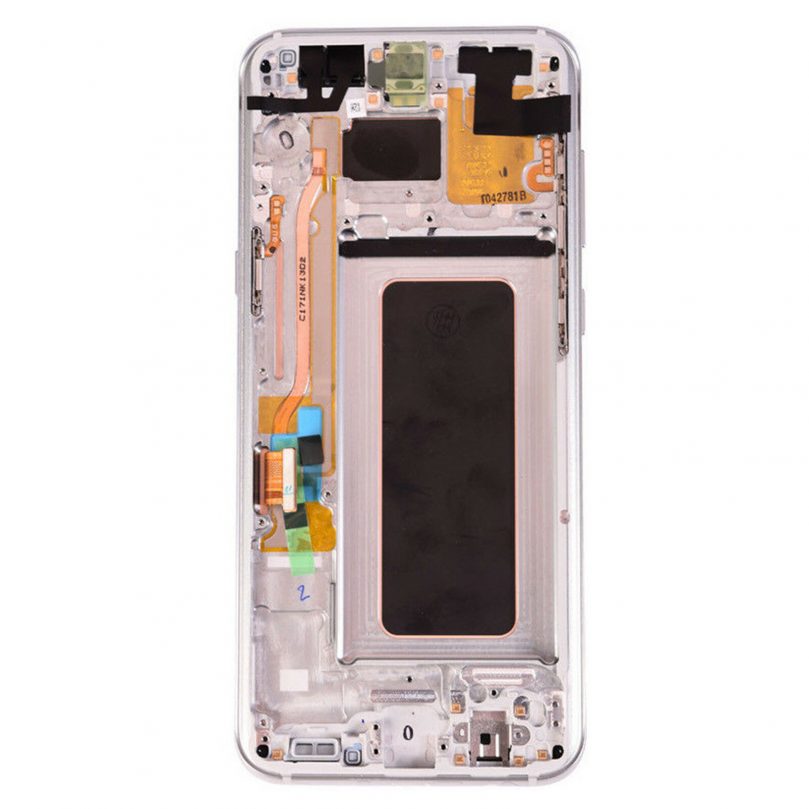 LCD Screen Touch Screen Digitizer Frame Silver For Samsung Galaxy S8 Plus 3