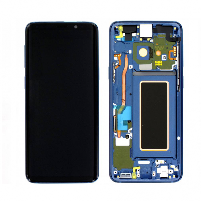 AMOLED Display Touch Screen Digitizer Frame Blue For Samsung Galaxy S9 Plus 1