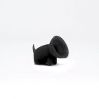 The Doggy Piggy Phone Accessory Mount Stress Relief Toy-Black