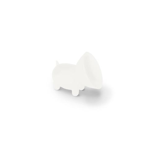 The Squishy Piggy Phone Accessory Mount Stress Relief Toy-White 1