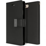 iPhone 7 Plus/8 Plus Rich Diary Leather Wallet Case BLACK