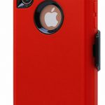 iPhone XR Heavy Duty Case W/Clip RED/BLACK