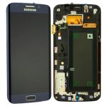 Samsung Galaxy S6 Edge G925A G925T G925F LCD Screen Touch Screen Digitizer Frame Blue
